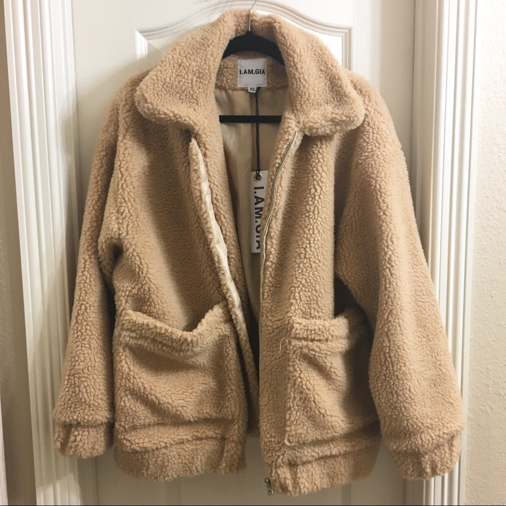 NWT I.AM.GIA teddy coat